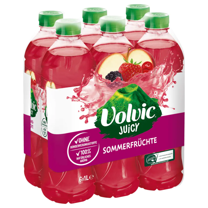 Volvic Juicy Sommerfrüchte 6x1l - 3057640447938