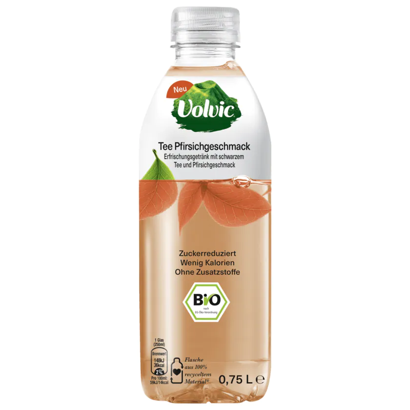 Volvic Tee Pfirsichgeschmack Bio 0,75l - 3057640560293