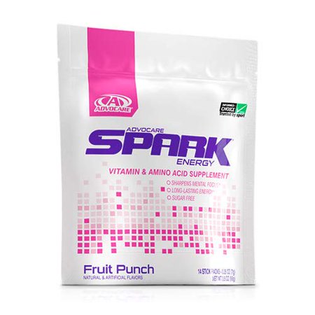Advocare Spark Energy Fruit Punch 14 stick packs - 305972512590