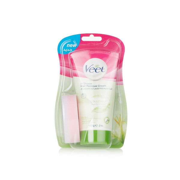 Veet Silk&Fresh Dusch-Haarentfernungs-Creme trockene Haut 150ml - 3059944020640