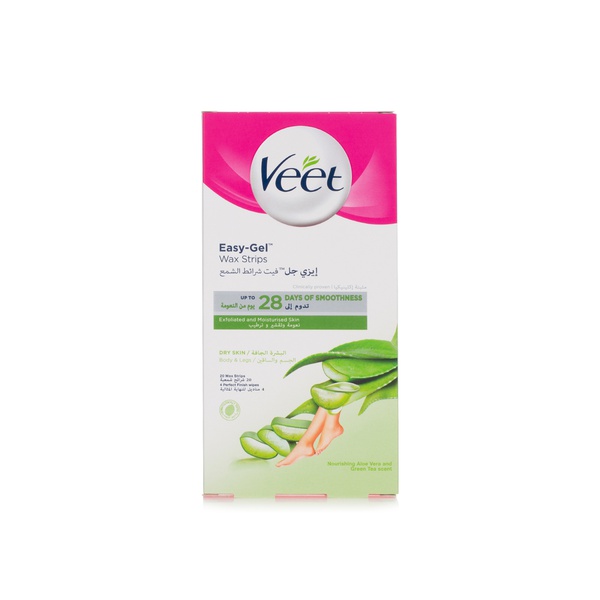 Veet cold wax strips for dry skin x20 - Waitrose UAE & Partners - 3059944020701