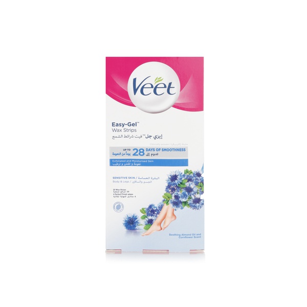 Veet easy-gel wax strips for sensitive skin - Waitrose UAE & Partners - 3059944025102