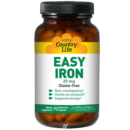 Country Life Easy Iron 25 mg 90-Count - 306032305169