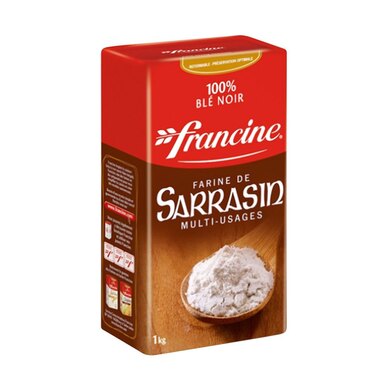 Francine French Buckwheat Flour 1kg/2.2lb - 3068113320016
