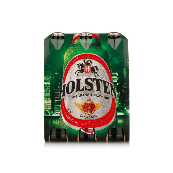 Holsten non alcoholic malt beverage pomegranate bottle 6 x 330ml - Waitrose UAE & Partners - 3080216032481