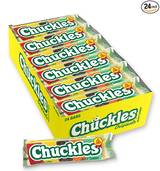  Farley's & Sathers Chuckles, 2-Ounce Boxes (Pack of 24), Original Version  - 041601708544