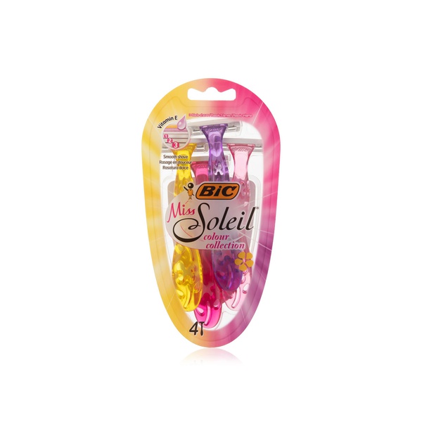 Bic Miss Soliel Colour Collection Lady Razors 4s - Waitrose UAE & Partners - 3086123303843