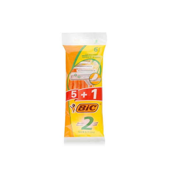 Bic 2Sensitive razors x6 - Waitrose UAE & Partners - 3086126766188