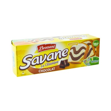 Brossard French Chocolate Marble Cake Savane 300g/10.58 oz - 3088865205256