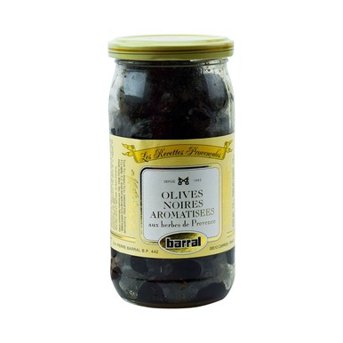 Barral Black Olives with Provence Herbs 8.1 oz - 3101150000975