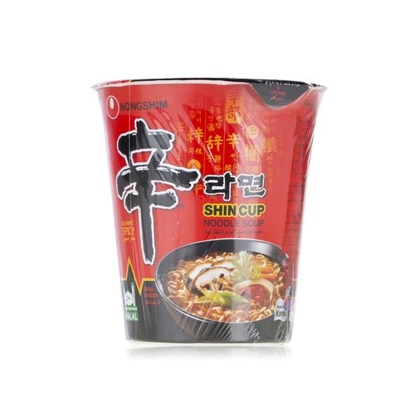 Nongshim shin cup noodle soup 68g - Waitrose UAE & Partners - 31146016792