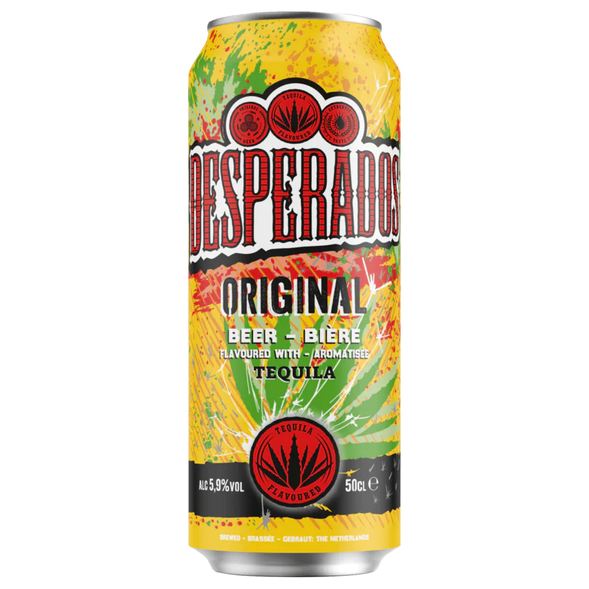 Desperados Tequila Flavoured Beer 500ml Dose - 3119780251889