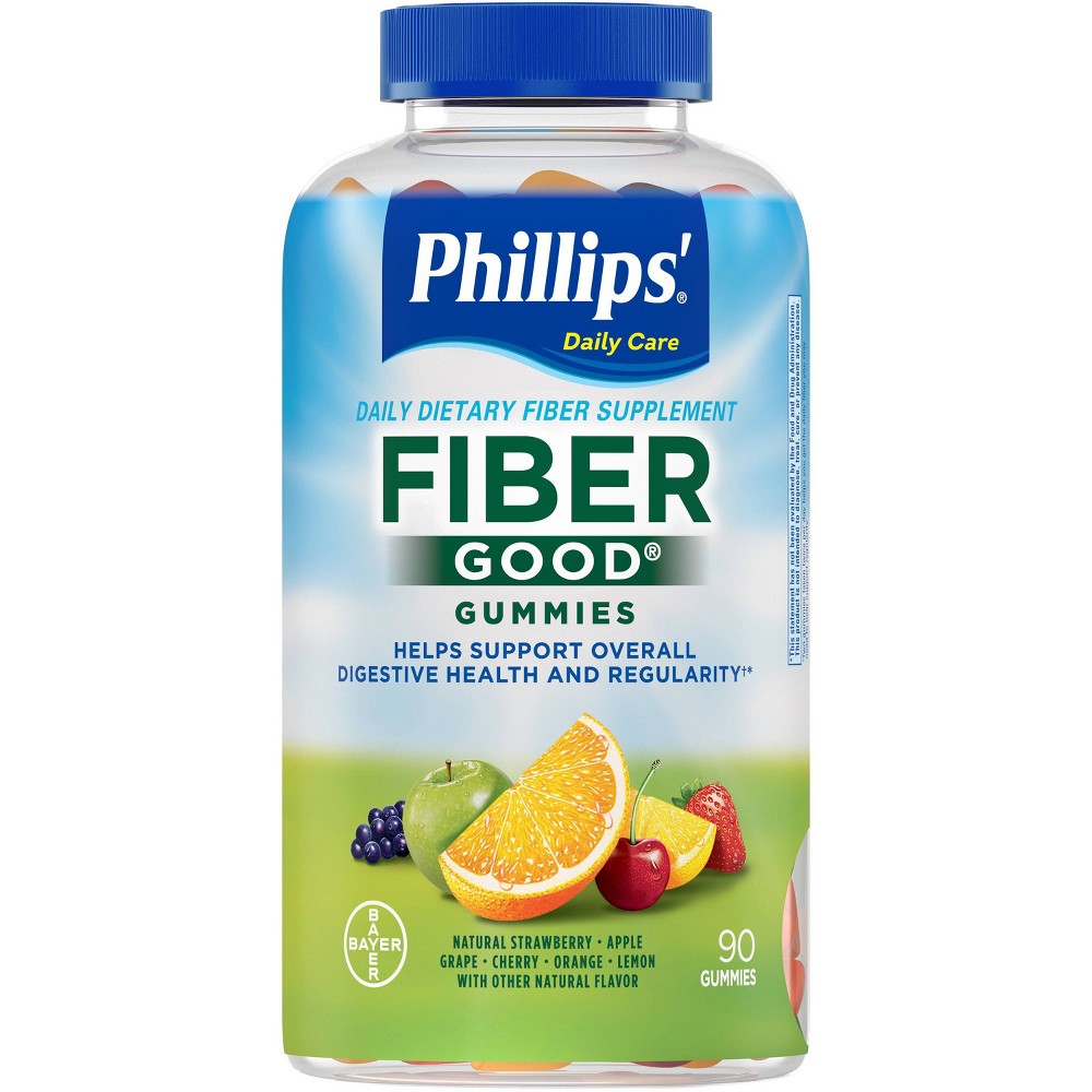 Phillips' Fiber Good Fiber Supplement Gummies - Mixed Fruit - 90ct - 312843554337