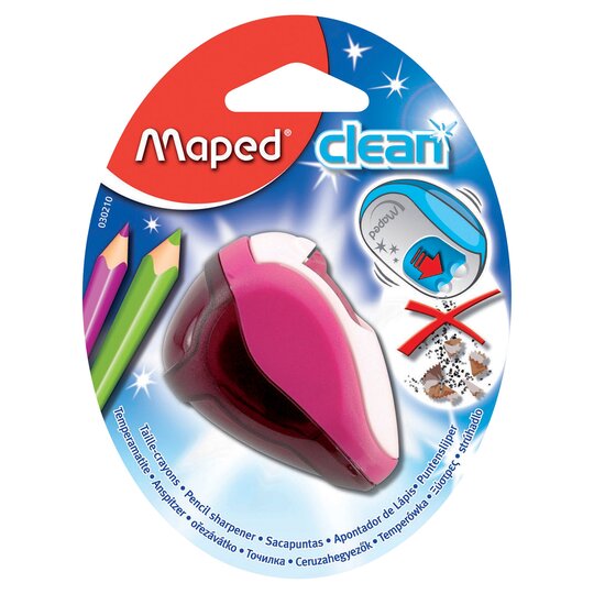 Maped Clean 2 Hole Pencil Sharpener - 3154140302108
