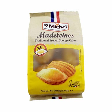 St Michel Classic Madeleines, 6-count, 150 g/5.29oz - 3178530415735