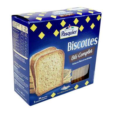 Brioche Pasquier WholeWheat Biscottes 300g/10.6oz - 3182180012183