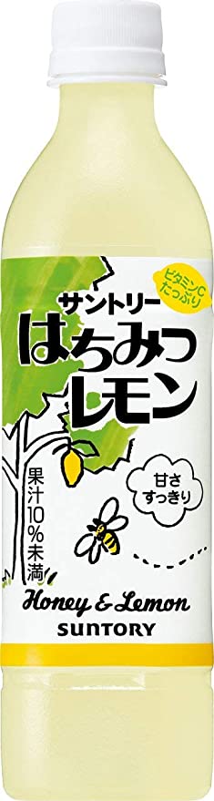  Suntory Honey and Lemon Drink 470ml PET bottle (Pack of 12) - Product of Japan  - 324090336239