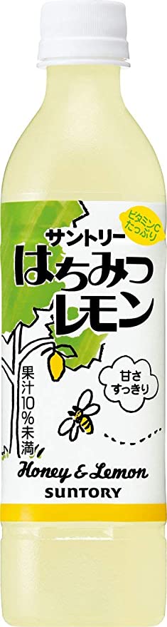 Suntory Honey and Lemon Drink 470ml PET bottle (Pack of 12) - Product of Japan - 324090336239