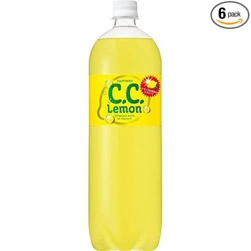 Suntory CC Lemon 1.5L PET (50.7 fl.oz.) (Pack of 6) - MADE IN JAPAN - Limited Stock - Valued Pack - 324090338202