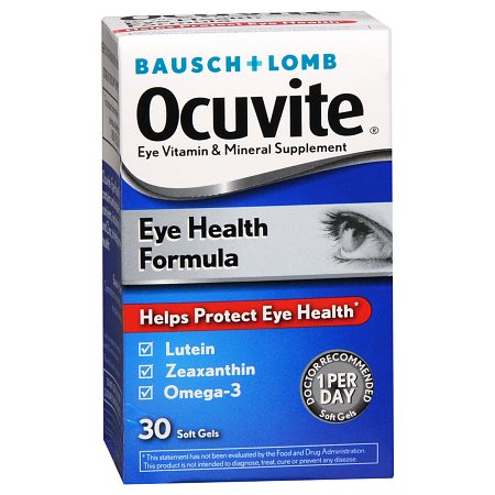 Ocuvite® Eye Health Formula Vitamin & Mineral Supplement 30 ct Soft Gels - 324208465356