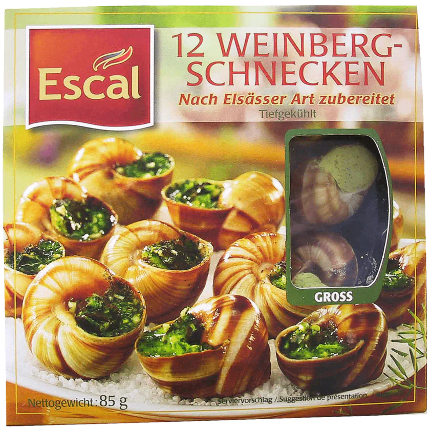 Escal Weinbergschnecken nach Elsäßer Art 85g - 3261080112503