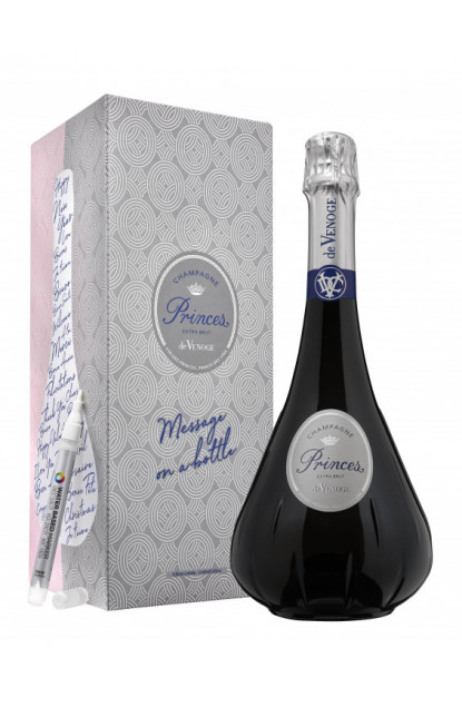 De Venoge Princes Extra Brut Message on a bottle - 3291690565000