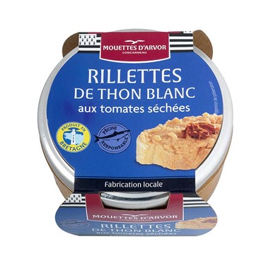 Les Mouettes d'Arvor white tuna and sundried tomatoes rillette spread - 3365629100010