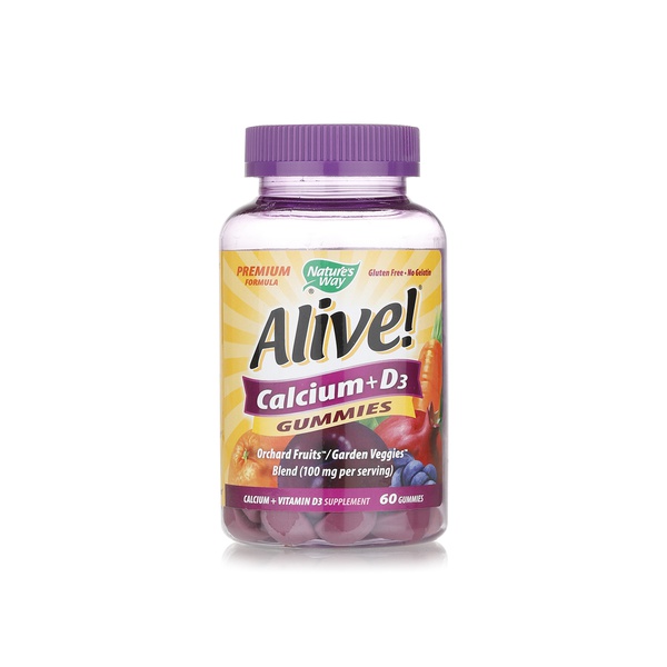 Alive! calcium & D3 gummies x60 - Waitrose UAE & Partners - 33674102558