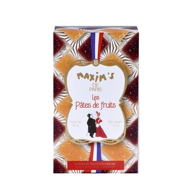 Maxim’s Cardbox of 6 Fruits Jellies 42g/1.5oz - 3391860008075