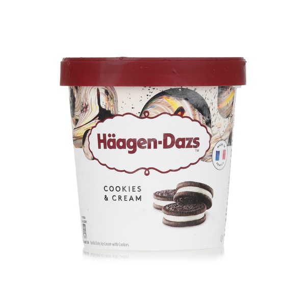 Häagen-Dazs cookies & vanilla cream 460ml - Waitrose UAE & Partners - 3415581152753