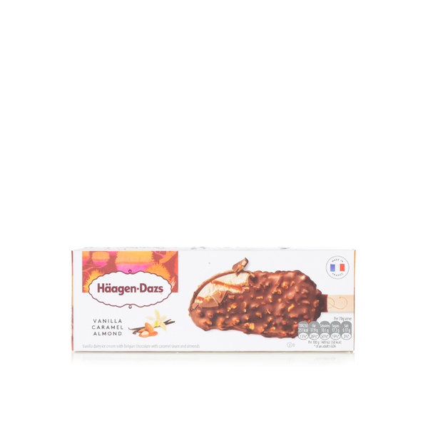 Häagen-Dazs vanilla caramel almond ice cream stick 70g - Waitrose UAE & Partners - 3415587403224