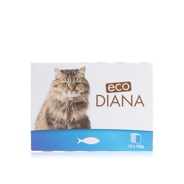 Eco Diana chunk w/fish and gravy 100gx12s - Waitrose UAE & Partners - 3428460054017