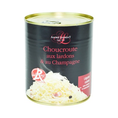 Andre Laurent Choucroute with Lardons and Champagne 810g/28.6 oz - 3442610000099