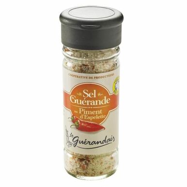 Le Guerandais Fine Salt with Espelette Chili 90g/3.17oz - 3445850071324