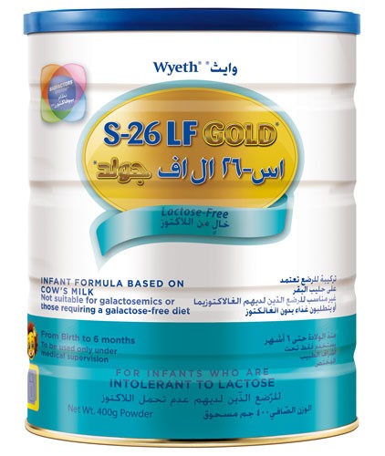 Wyeth S-26 Lf Gold Baby Food Lactose Free Infant Formula - 345707002019