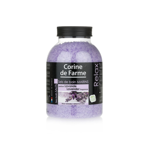 Corine de Farme lavender bath sea salts 1.3kg - Waitrose UAE & Partners - 3468080130210