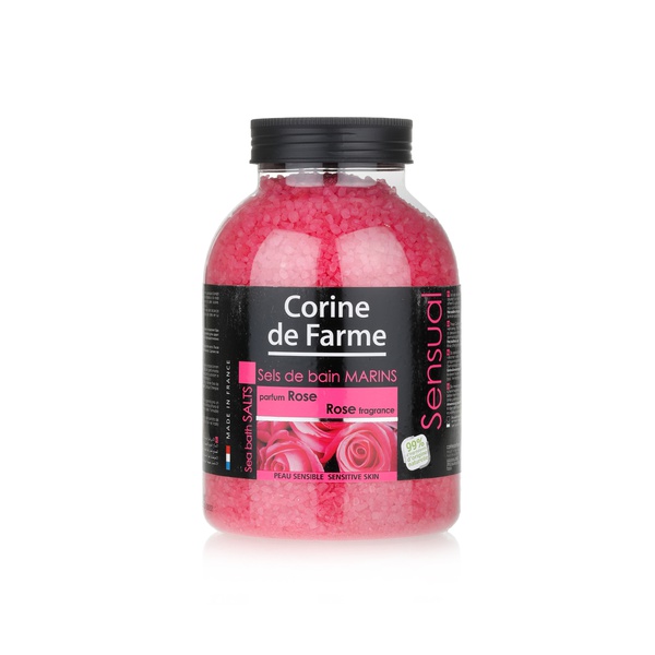 Corine de Farme rose bath sea salts 1.3kg - Waitrose UAE & Partners - 3468080130227