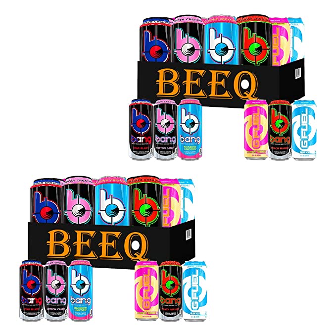  BEEQ Box-variety energy drinks. Bang - 352154300704