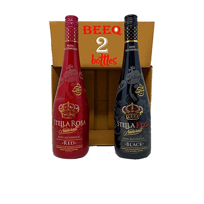 BEEQ-BOX Variety Mixers|natural carbonation, rosa black, rosa red, blend of several red grape varietals including Brachetto. The wine is combined with natural flavors of ripe blackberry, blueberry, and raspberry - 352154301503