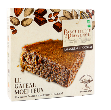 Biscuiterie de Provence French Organic Chocolate Cake Gluten Free 225g (7.9 oz) - 3571375922206