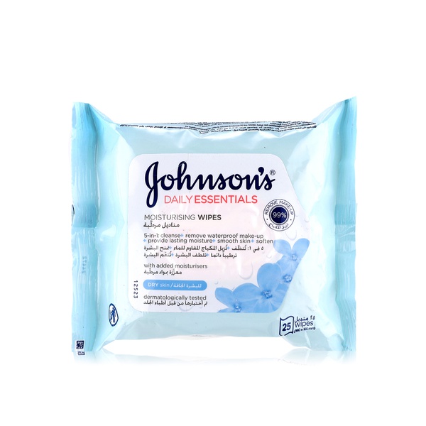 Johnson's nourishing wipes 25s - Waitrose UAE & Partners - 3574660583366