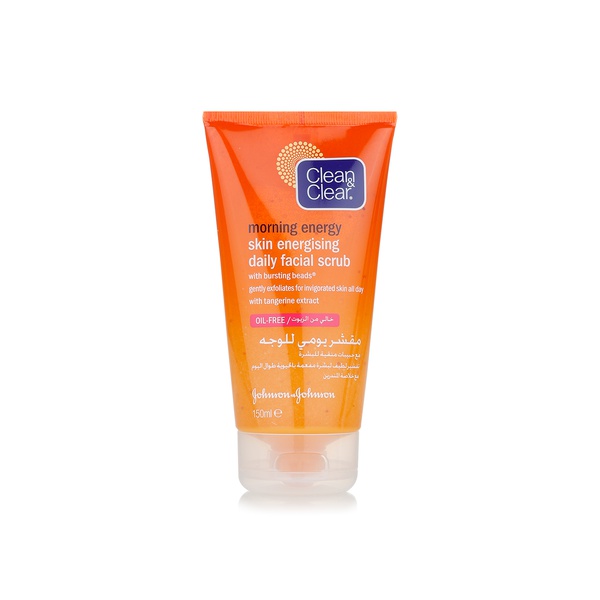 Clean & Clear energising face scrub 150ml - Waitrose UAE & Partners - 3574660680638