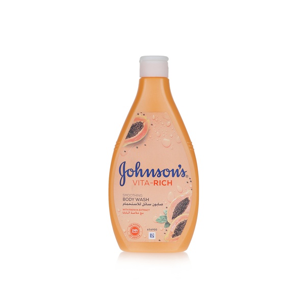 Johnson's vita rich B wash with papaya 400ml - Waitrose UAE & Partners - 3574661093666