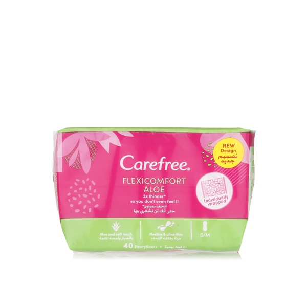 Carefree flexi comfort aloe 40s - Waitrose UAE & Partners - 3574661250533