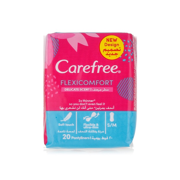 Carefree flexi comfort cotton feel 20s - Waitrose UAE & Partners - 3574661250762