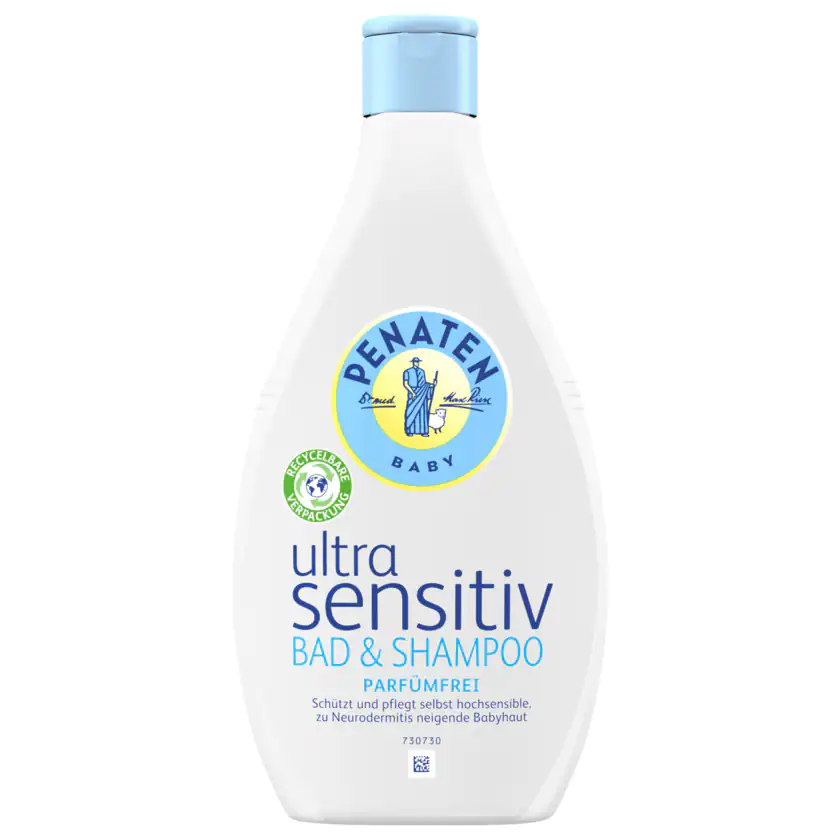 Penaten Ultra Sensitiv Bad & Shampoo 400ml - 3574661266787