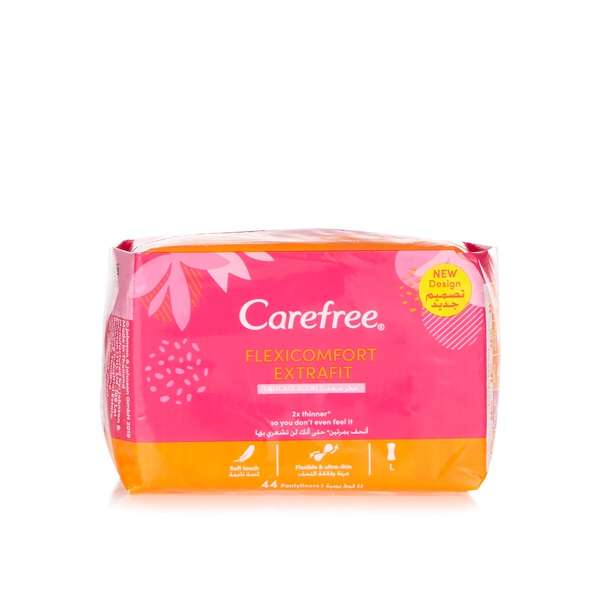 Carefree panty liners flexi comfort extra fit 44S - Waitrose UAE & Partners - 3574661405100