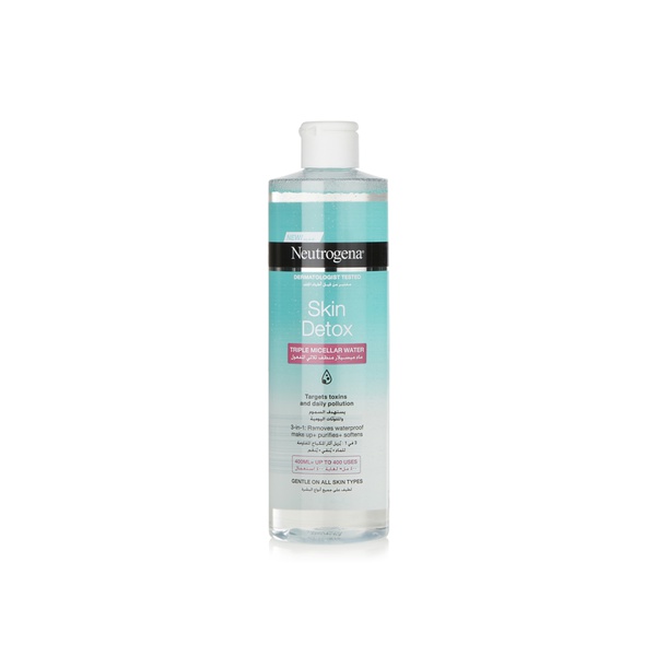Neutrogena skin detox micellar water 400ml - Waitrose UAE & Partners - 3574661450575