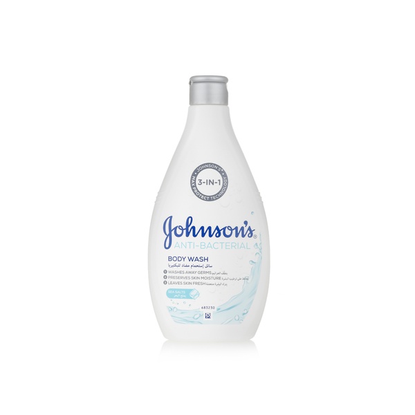 Johnsons and Johnsons antibacterial sea salt body wash 400ml - Waitrose UAE & Partners - 3574661465883