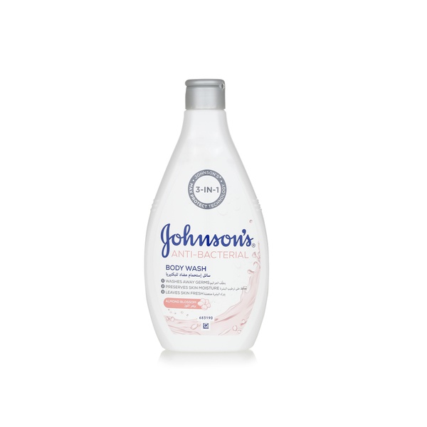 Johnsons & Johnsons antibacterial almond body wash 400ml - Waitrose UAE & Partners - 3574661465890